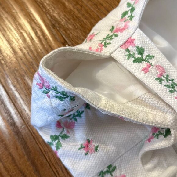 Coldwater Creek white embroidered floral tank dress size 6 - Picture 10 of 11